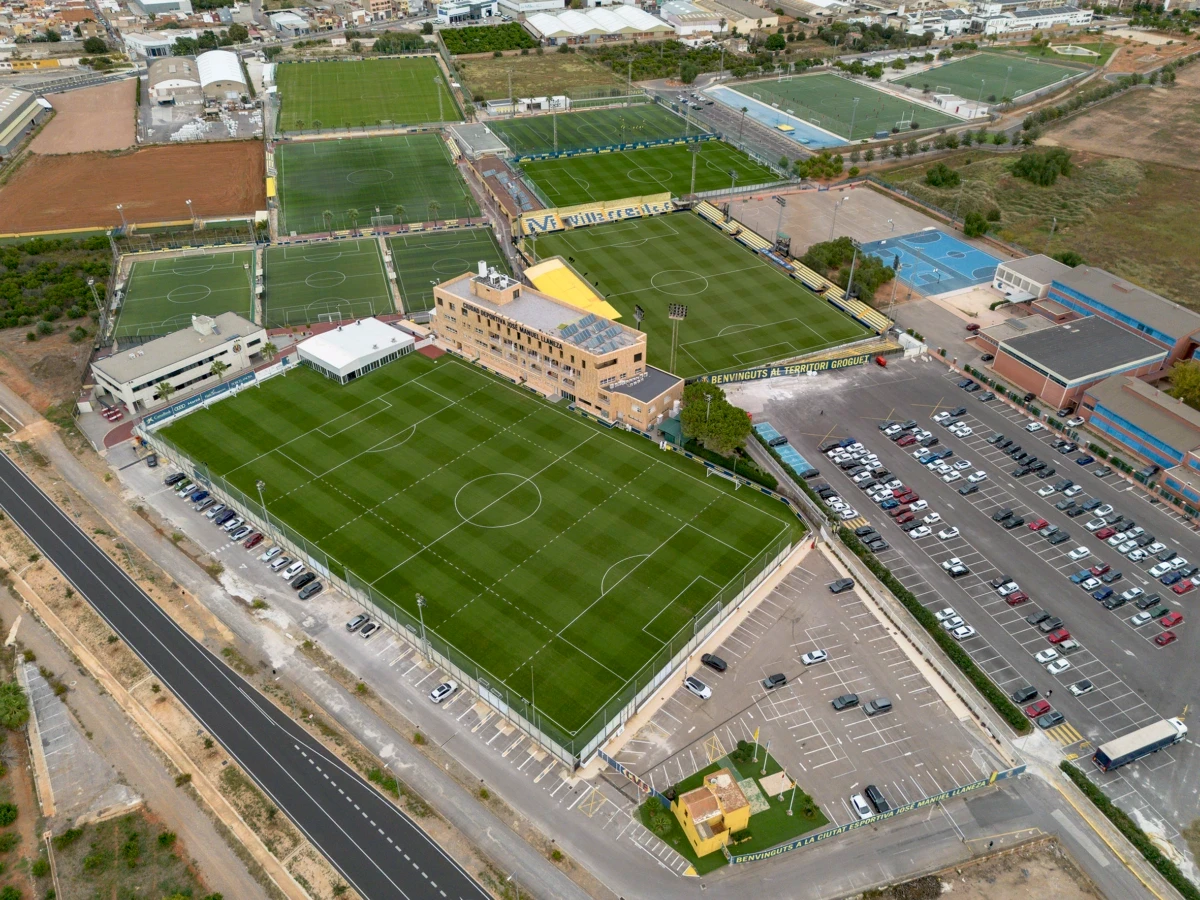 Aerial view of Villarreal CF training city